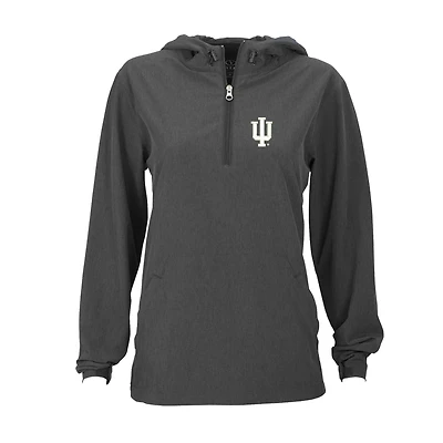 Veste anorak extensible à enfiler Indiana Hoosiers pour femme, couleur anthracite