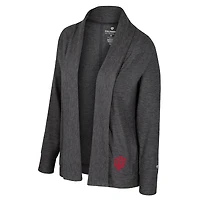 Women's Colosseum  Charcoal Indiana Hoosiers Dash Cardigan
