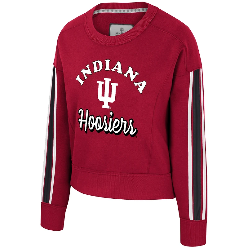 Sweat-shirt colosseum cramoisi Indiana Hoosiers Honeymoon pour femme