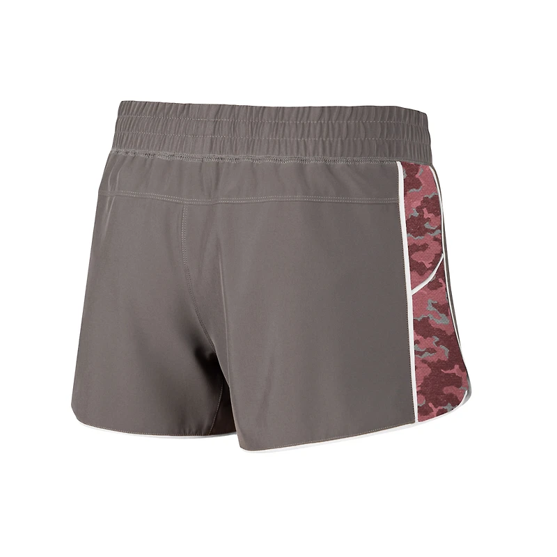 Short doublé Pamela gris/cramoisi pour femme, Colosseum Indiana Hoosiers