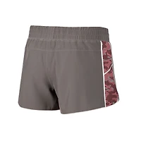 Short doublé Pamela gris/cramoisi pour femme, Colosseum Indiana Hoosiers
