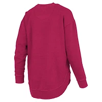 T-shirt à manches longues pour femmes Pressbox Crimson Indiana Hoosiers Blitz