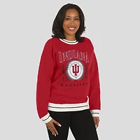 Sweat-shirt cramoisi Indiana Hoosiers Seal pour femme par Erin Andrews