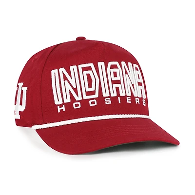 Casquette ajustable Crimson Indiana Hoosiers Byline Hitch pour jeunes '47