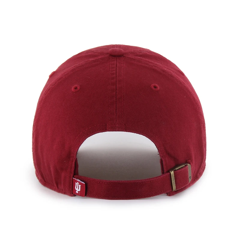 Casquette ajustable Youth '47 Crimson Indiana Hoosiers Clean Up