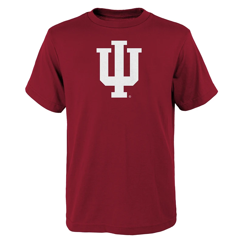 T-shirt pour jeunes Outerstuff Crimson Indiana Hoosiers avec logo principal