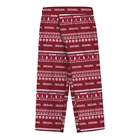 Youth Outerstuff  Crimson Indiana Hoosiers Ugly Sweater Pajama Set