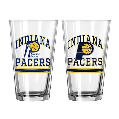 Indiana Pacers 16oz. Verre à pinte, paquet de deux