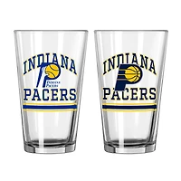 Indiana Pacers 16oz. Verre à pinte, paquet de deux