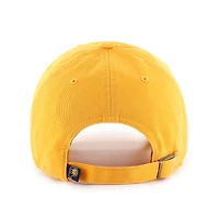 Men's '47 Gold Indiana Pacers Core Logo Clean Up Adjustable Hat