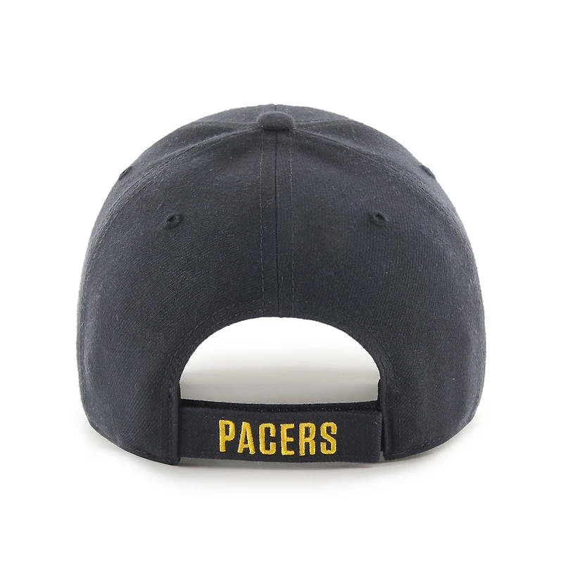 Men's '47 Navy Indiana Pacers Core Logo MVP Adjustable Hat