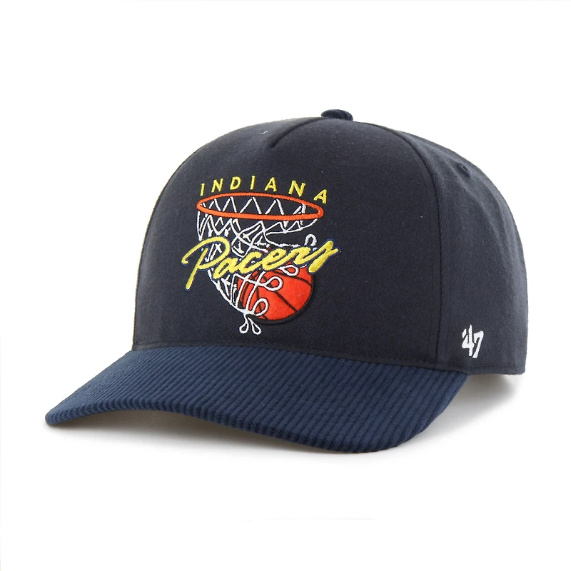 Casquette ajustable « 47 Navy Indiana Pacers Nothing But Net Hitch » pour homme
