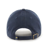 Men's '47 Navy Indiana Pacers Team Logo Clean Up Adjustable Hat
