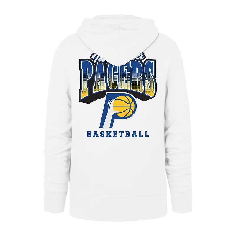 Sweat à capuche pour homme « 47 White Indiana Pacers 2025/26 City Edition Jab Step Headline »