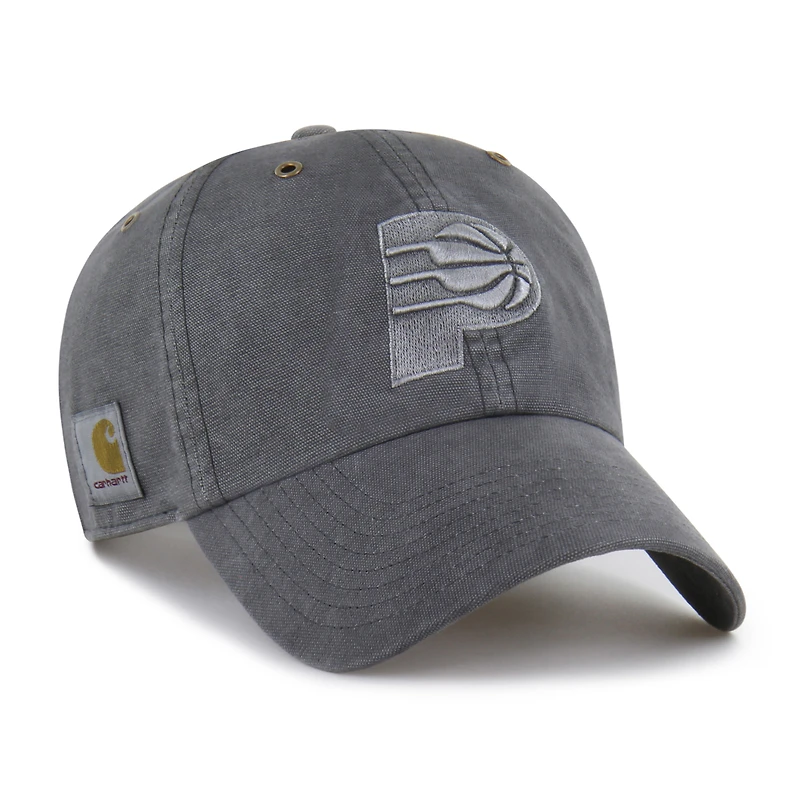 Men's Carhartt x '47 Charcoal Indiana Pacers Clean Up Adjustable Hat