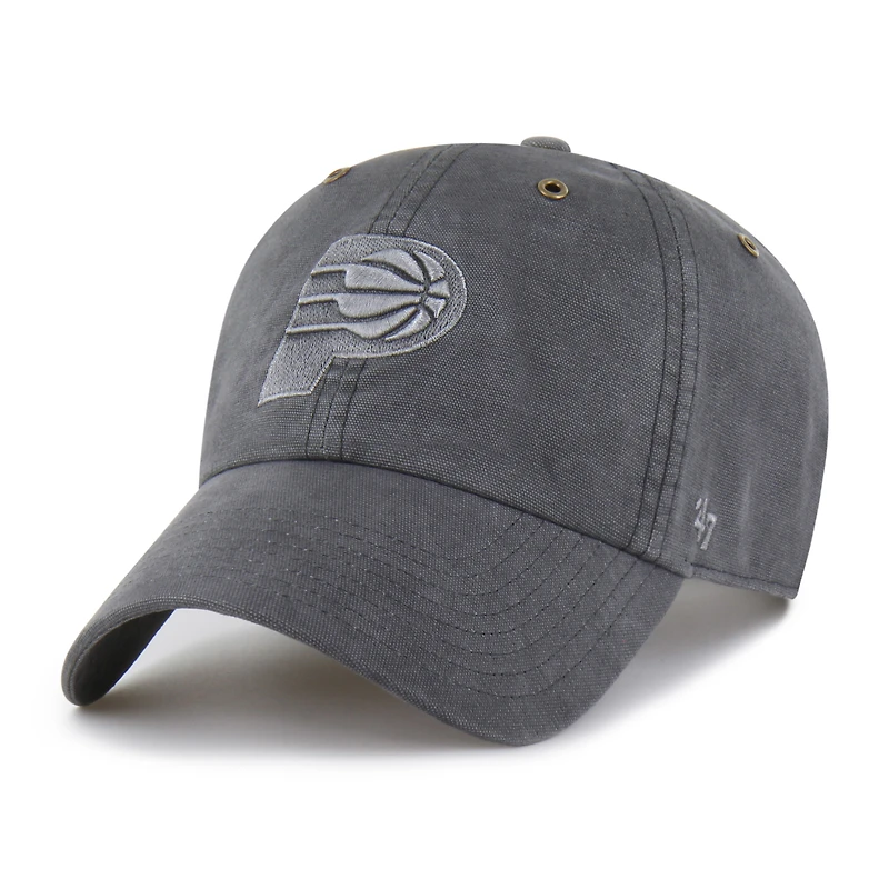 Casquette ajustable Carhartt x '47 Charcoal Indiana Pacers Clean Up pour homme