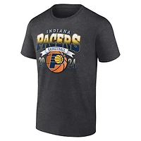 Men's  Charcoal Indiana Pacers Fast Break Finisher T-Shirt