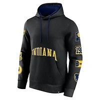 Sweat à capuche noir Fanatics pour hommes Indiana Pacers Home Court