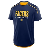 Men's Fanatics Navy Indiana Pacers Inbound Pass Play Practice T-Shirt