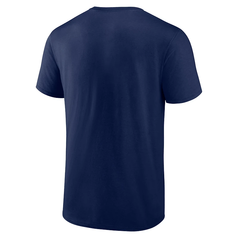 T-shirt homme bleu marine à logo Indiana Pacers