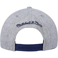 Men's Mitchell & Ness Heather Gray Indiana Pacers Hardwood Classics 2.0 Snapback Hat