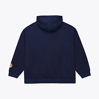 Sweat à capuche basique en polaire Mitchell & Ness bleu marine Indiana Pacers pour homme