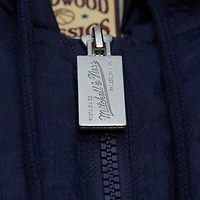 Veste coupe-vent à capuche entièrement zippée bleu marine Indiana Pacers Playmaker de Mitchell & Ness pour homme