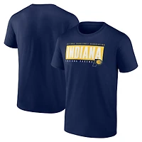 Men's  Navy Indiana Pacers Blocked Out T-Shirt