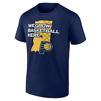 T-shirt bleu marine Indiana Pacers Full Court Press pour homme