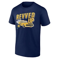 Men's  Navy Indiana Pacers Half Court Offense T-Shirt