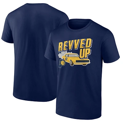 Men's Navy Indiana Pacers Half Court Offense T-Shirt