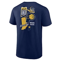 T-shirt bleu marine pour homme des Indiana Pacers Split Zone
