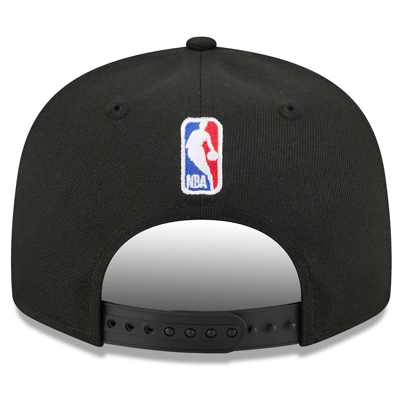 Men's New Era Black Indiana Pacers 2026 NBA Draft Crystal 9FIFTY Snapback Hat
