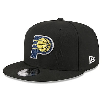Casquette snapback New Era noire pour homme Indiana Pacers 2026 NBA Draft Crystal 9FIFTY