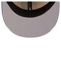 Men's New Era  Gold/Royal Indiana Pacers 80s Throwback 59FIFTY Fitted Hat