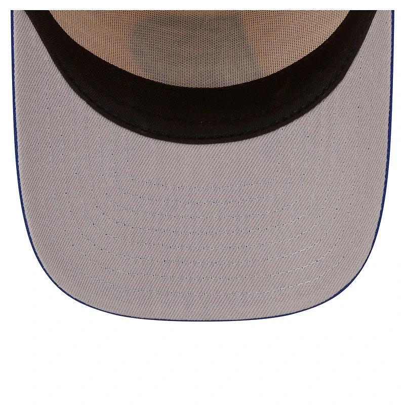 Men's New Era  Gold/Royal Indiana Pacers 80s Throwback A-Frame 9FIFTY Snapback Hat