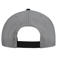 Men's New Era  Gray Indiana Pacers Core Logo Storm Gray Two-Tone 9FIFTY Snapback Hat