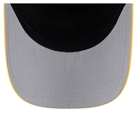 Casquette New Era Flex 39THIRTY pour homme, bleu marine et or, Indiana Pacers, modèle Rope Two-Tone M-Crown.