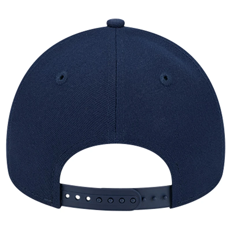Casquette ajustable 9FORTY A-Frame Indiana Pacers New Era pour hommes, bleu marine