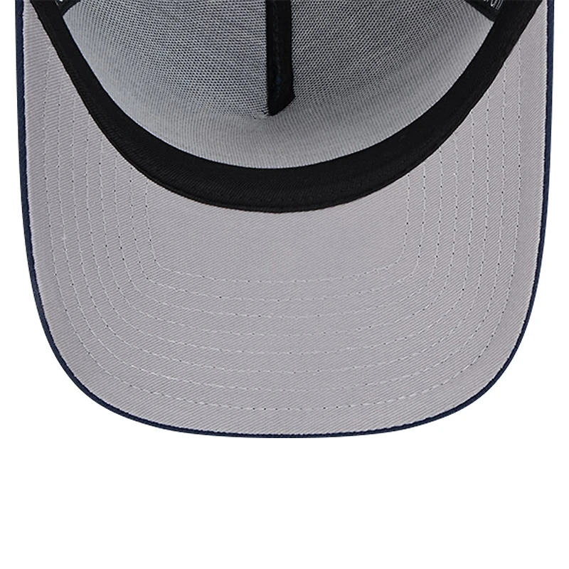 Casquette ajustable 9FORTY A-Frame Indiana Pacers New Era pour hommes, bleu marine