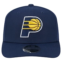 Men's New Era Navy Indiana Pacers Core Logo 9SEVENTY Stretch-Snap Hat