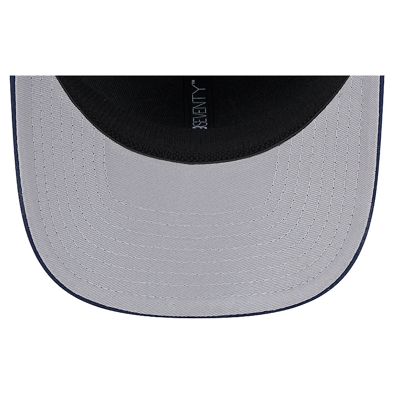 Men's New Era Navy Indiana Pacers Core Logo 9SEVENTY Stretch-Snap Hat