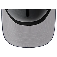 Men's New Era Navy Indiana Pacers Core Logo A-Frame 9FIFTY Snapback Hat