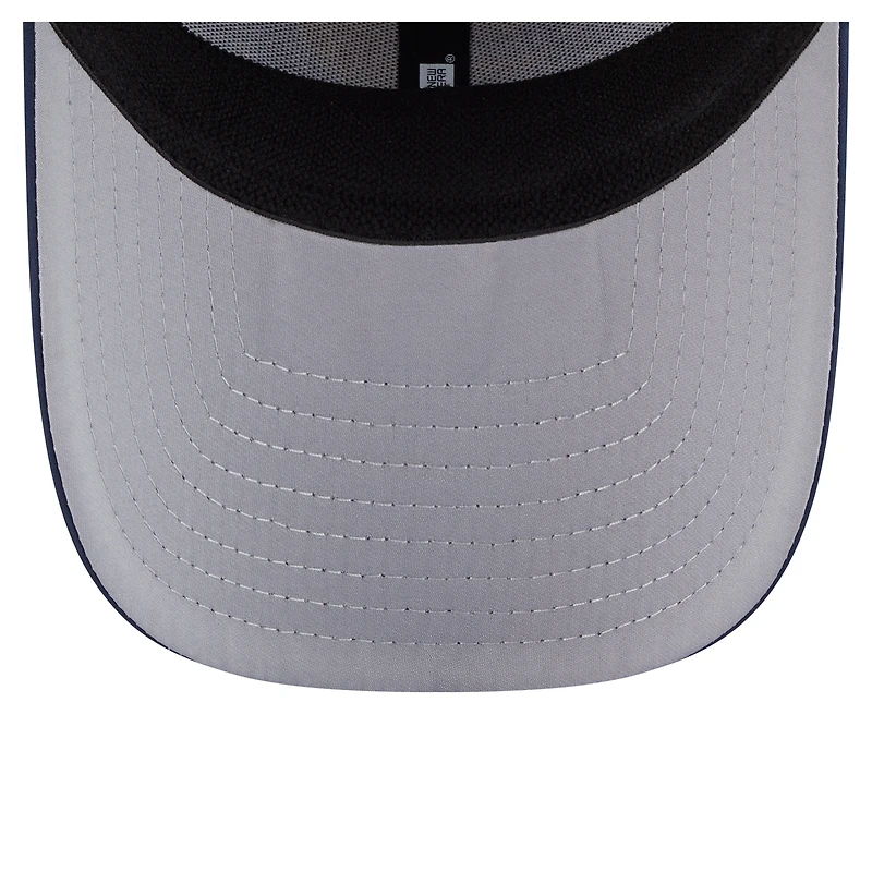 Casquette New Era bleu marine Indiana Pacers Featherweight Poly Rope Flex 39Thirty pour homme