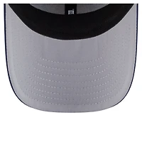 Casquette New Era bleu marine Indiana Pacers Featherweight Poly Rope Flex 39Thirty pour homme