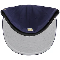 Men's New Era Navy Indiana Pacers Official Team Color 59FIFTY Fitted Hat