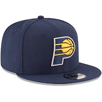 Men's New Era Navy Indiana Pacers Official Team Color 9FIFTY Snapback Hat