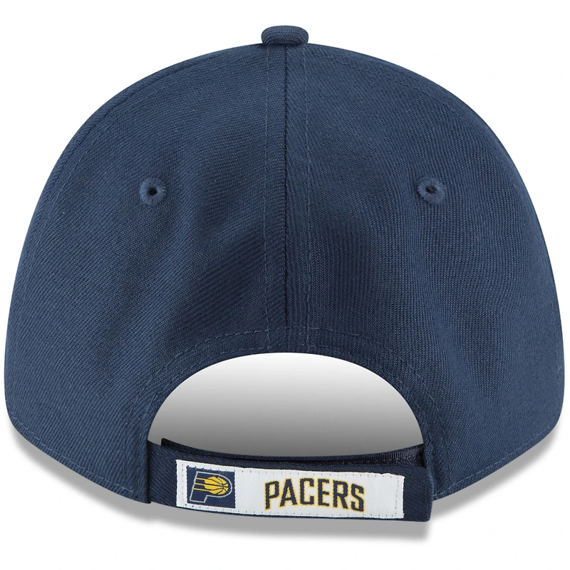 Casquette réglable New Era Indiana Pacers pour homme, couleur officielle de l'équipe The League 9FORTY, bleu marine
