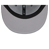 Men's New Era Navy Indiana Pacers  Rally Drive Finish Line Patch 9FIFTY Snapback Hat
