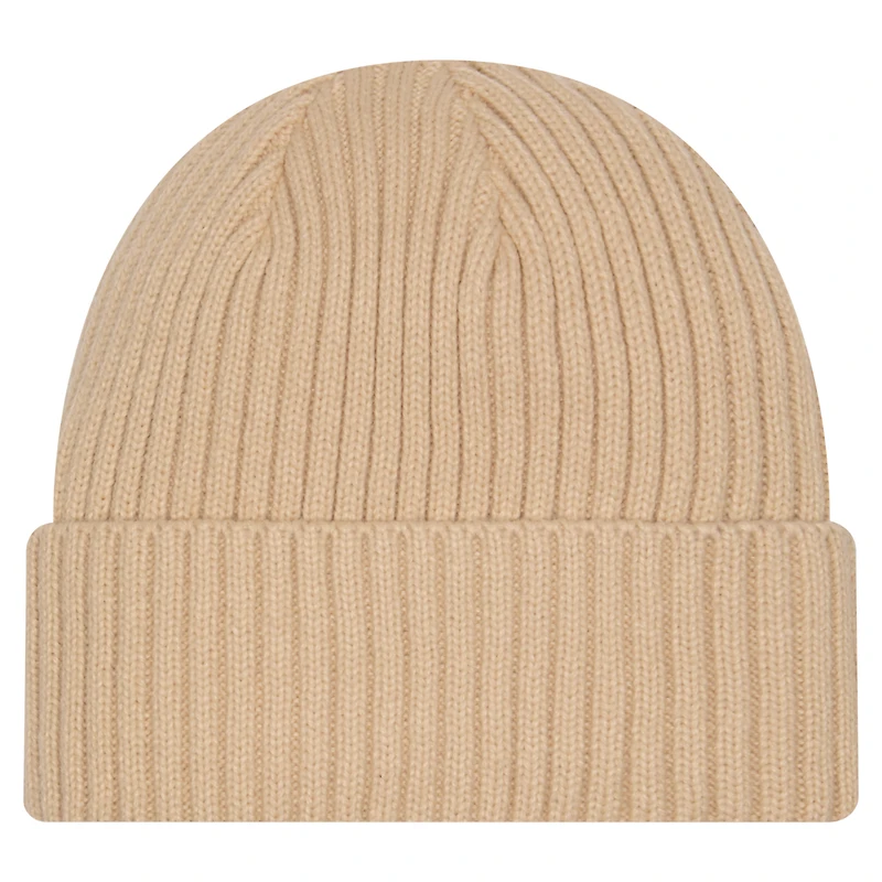 Bonnet à revers en tricot beige Indiana Pacers Color Pack pour homme New Era